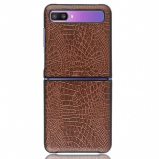 Mobilcover Samsung Galaxy Z Flip Flip Cover Krokodillehudseffekt