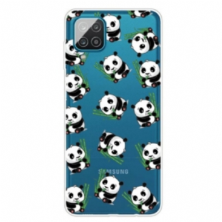 Cover Samsung Galaxy M12 / A12 Små Pandaer