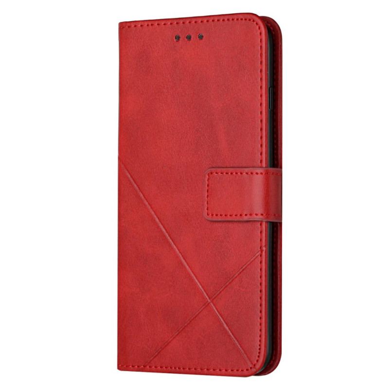 Flip Cover Samsung Galaxy M12 / A12 X Design Geo Læderstil