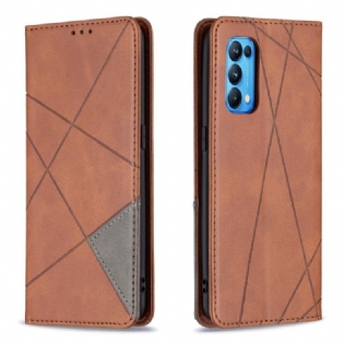 Cover Oppo Find X3 Lite Flip Cover Kunstner Stil