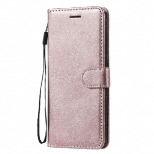Læder Cover Oppo Find X3 Lite Med Snor Strappy Lædereffekt