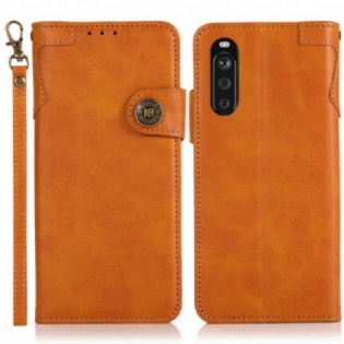 Flip Cover Sony Xperia 5 III Khazneh Magnetisk Knap