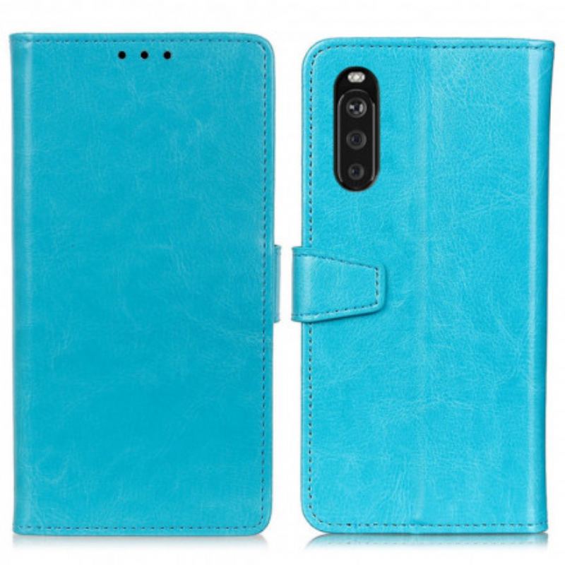 Flip Cover Sony Xperia 5 III Klassisk Lædereffekt