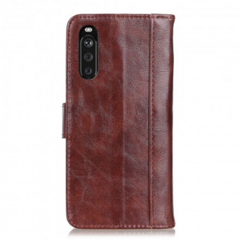 Flip Cover Sony Xperia 5 III Patent Split Læder