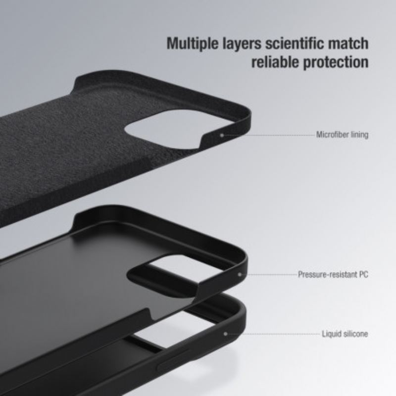 Cover iPhone 12 / 12 Pro Beskyttelsessæt Nillkin Fotomodulbeskyttelse