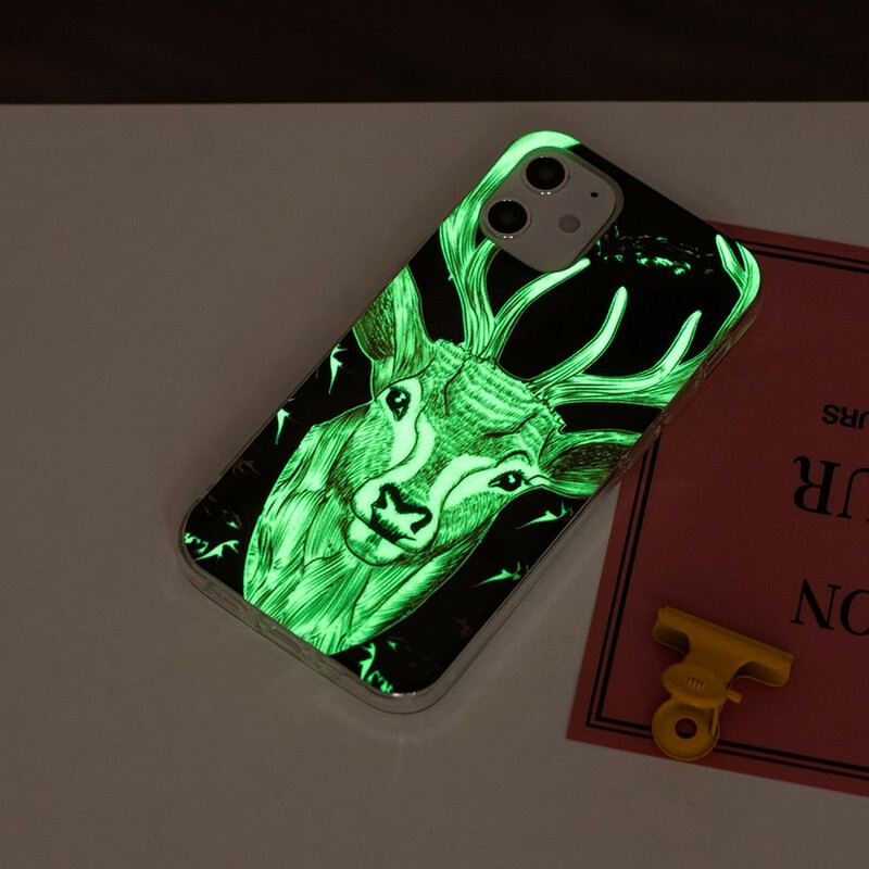 Cover iPhone 12 / 12 Pro Fluorescerende Majestic Deer