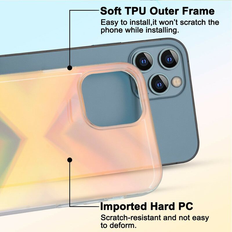 Cover iPhone 12 / 12 Pro Kingxbar Trekanter