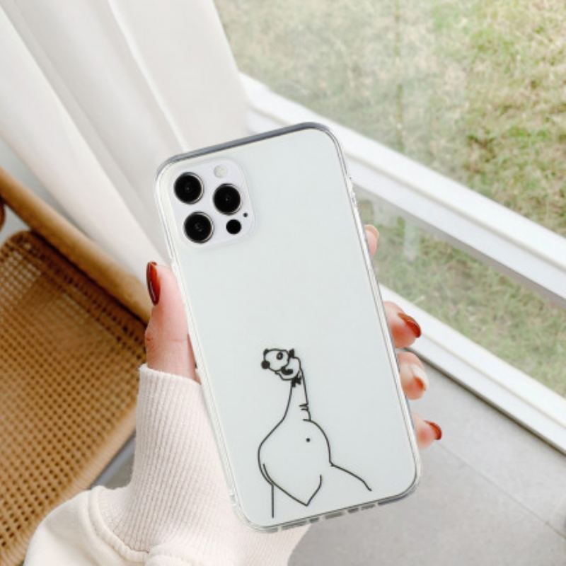 Cover iPhone 12 / 12 Pro Panda Logo Spil