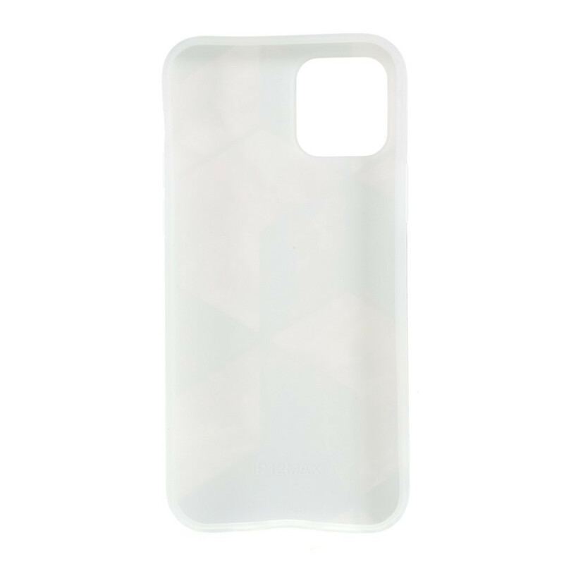 Cover iPhone 12 / 12 Pro Silikone Marmor Geometri