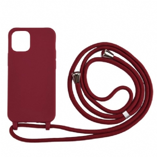 Cover iPhone 12 / 12 Pro Silikone Og Ledning