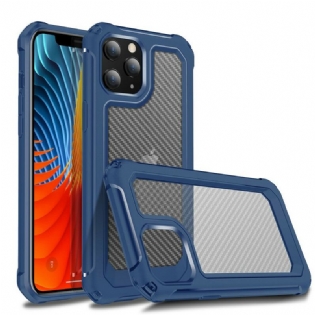 Cover iPhone 12 / 12 Pro Sømløs Kulfibertekstur