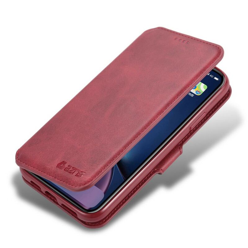 Flip Cover iPhone 12 / 12 Pro Azns Lædereffekt