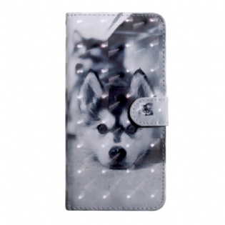 Flip Cover iPhone 12 / 12 Pro Lys Spot Hunden Gustave