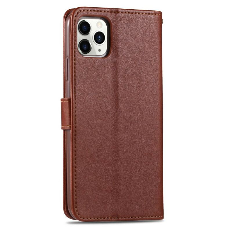 Læder Cover iPhone 12 / 12 Pro Azns Imiteret Læder