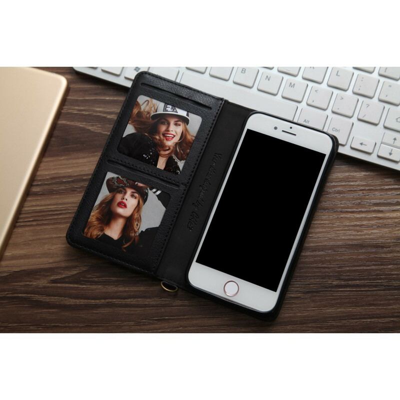Cover iPhone SE 3 / SE 2 / 8 / 7 Flip Cover Cmai2 Multi-card Læder Effekt