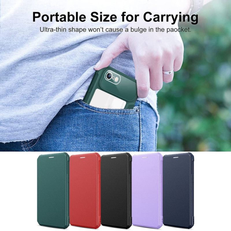 Cover iPhone SE 3 / SE 2 / 8 / 7 Flip Cover Læder Styling