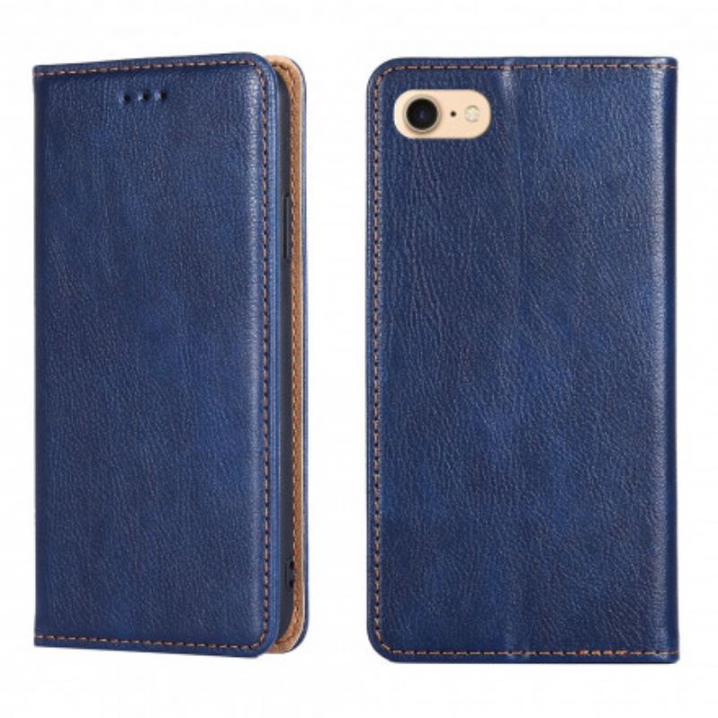Cover iPhone SE 3 / SE 2 / 8 / 7 Flip Cover Ren Farve