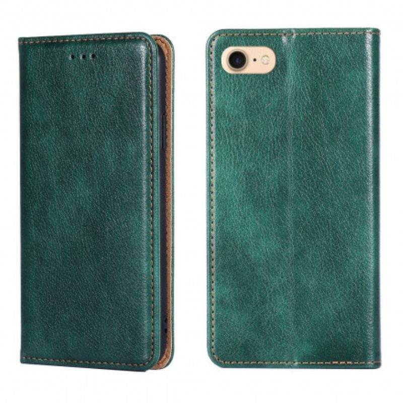 Cover iPhone SE 3 / SE 2 / 8 / 7 Flip Cover Ren Farve