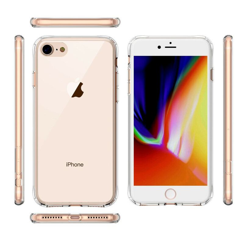Cover iPhone SE 3 / SE 2 / 8 / 7 Gennemsigtigt Leeu Glas Og Akryl