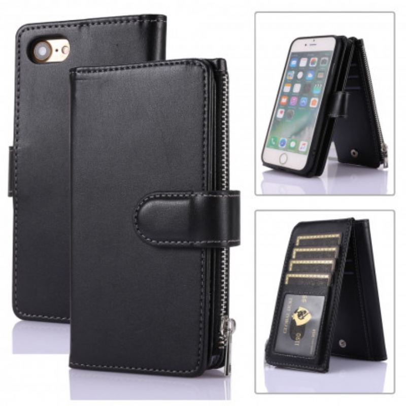 Flip Cover iPhone SE 3 / SE 2 / 8 / 7 Multifunktions Business Møntpung