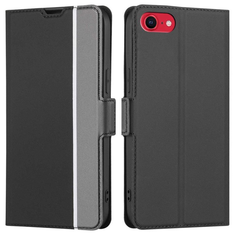 Flip Cover iPhone SE 3 / SE 2 / 8 / 7 Tofarvet Dobbeltlås