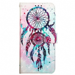 Læder Cover iPhone SE 3 / SE 2 / 8 / 7 Med Snor Strap Dream Catcher