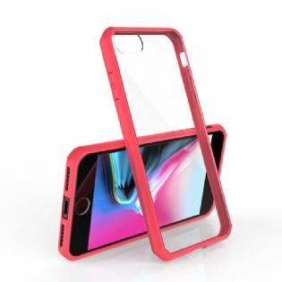 Mobilcover iPhone SE 3 / SE 2 / 8 / 7 Gennemsigtige Farvede Kanter