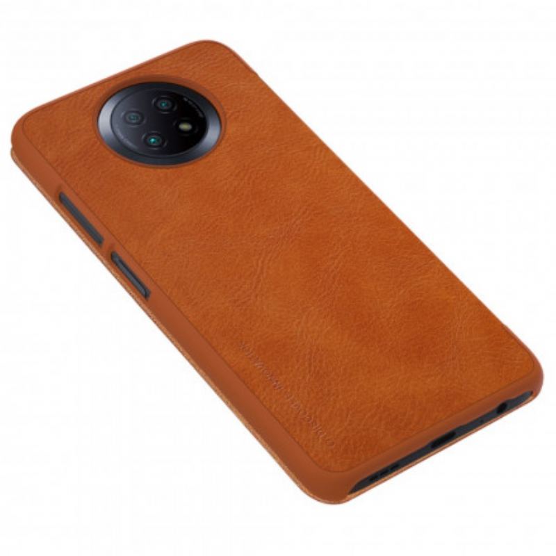 Cover Xiaomi Redmi Note 9 5G Flip Cover Nillkin Qin-serien