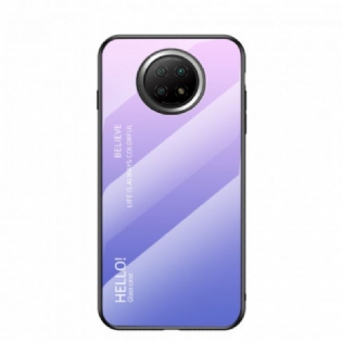 Cover Xiaomi Redmi Note 9 5G Hærdet Glas Hej