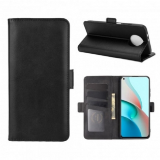 Flip Cover Xiaomi Redmi Note 9 5G Læder Cover Dobbelt Klap