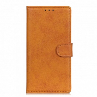 Flip Cover Xiaomi Redmi Note 9 5G Retro Mat Lædereffekt