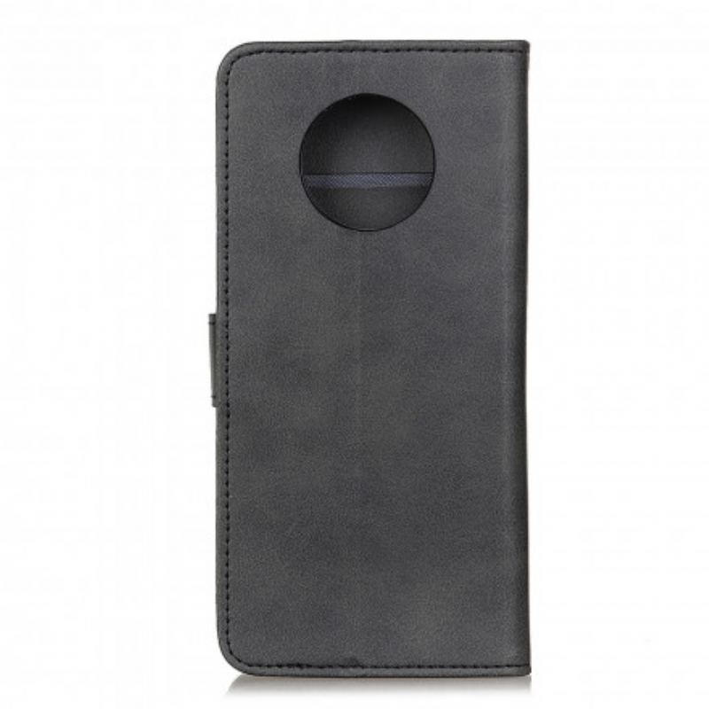 Flip Cover Xiaomi Redmi Note 9 5G Retro Mat Lædereffekt