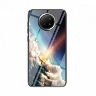 Mobilcover Xiaomi Redmi Note 9 5G Stjernehimmel Hærdet Glas