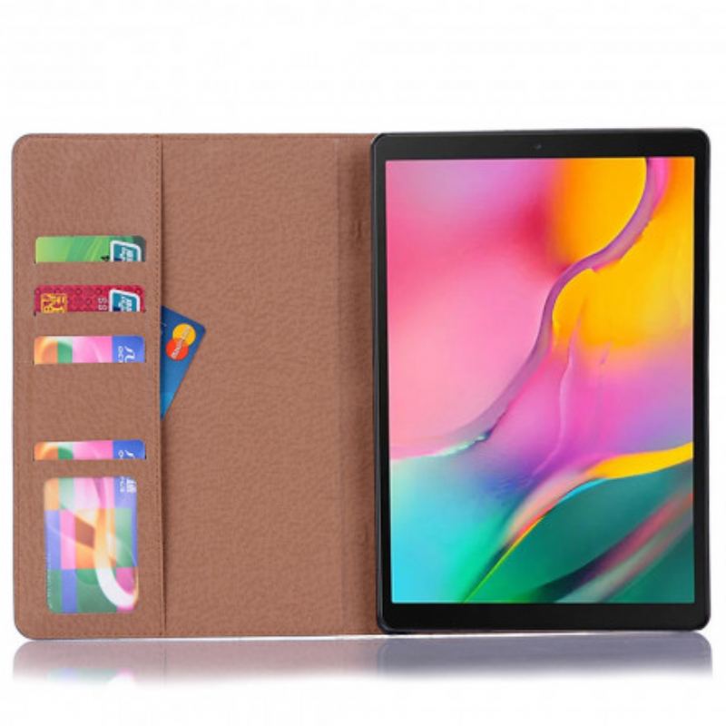 Etui Samsung Galaxy Tab A7 (2020) Vintage Nitter I Imiteret Læder