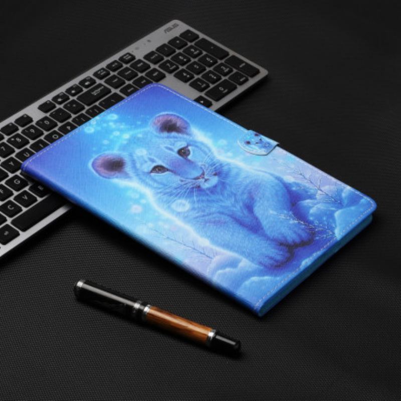 Flip Cover Samsung Galaxy Tab A7 (2020) Baby Tiger