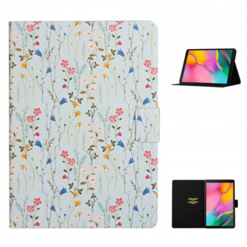 Flip Cover Samsung Galaxy Tab A7 (2020) Blomster Blomster Blomster