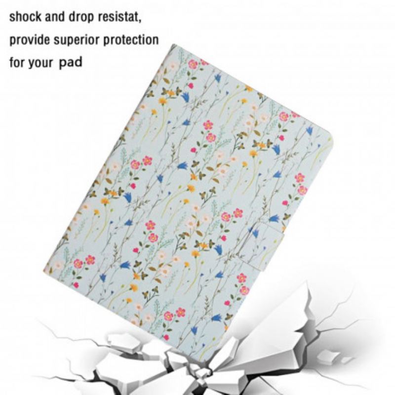 Flip Cover Samsung Galaxy Tab A7 (2020) Blomster Blomster Blomster