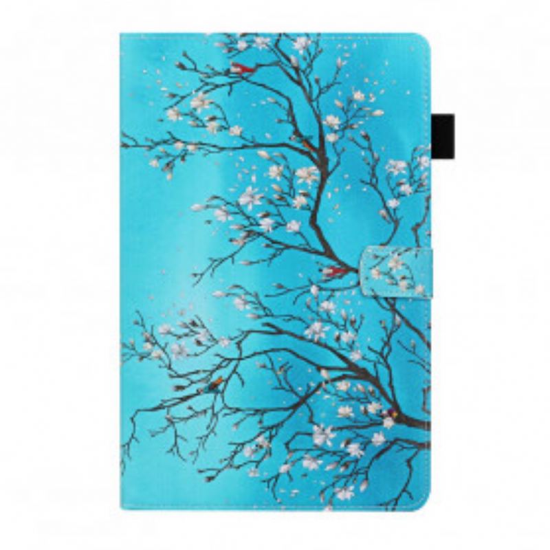 Flip Cover Samsung Galaxy Tab A7 (2020) Blomstrende Grene