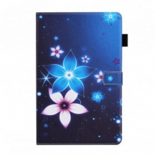 Flip Cover Samsung Galaxy Tab A7 (2020) Blomstret