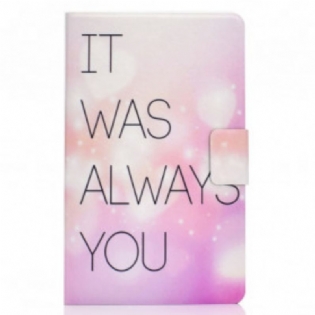 Flip Cover Samsung Galaxy Tab A7 (2020) Det Var Altid Dig