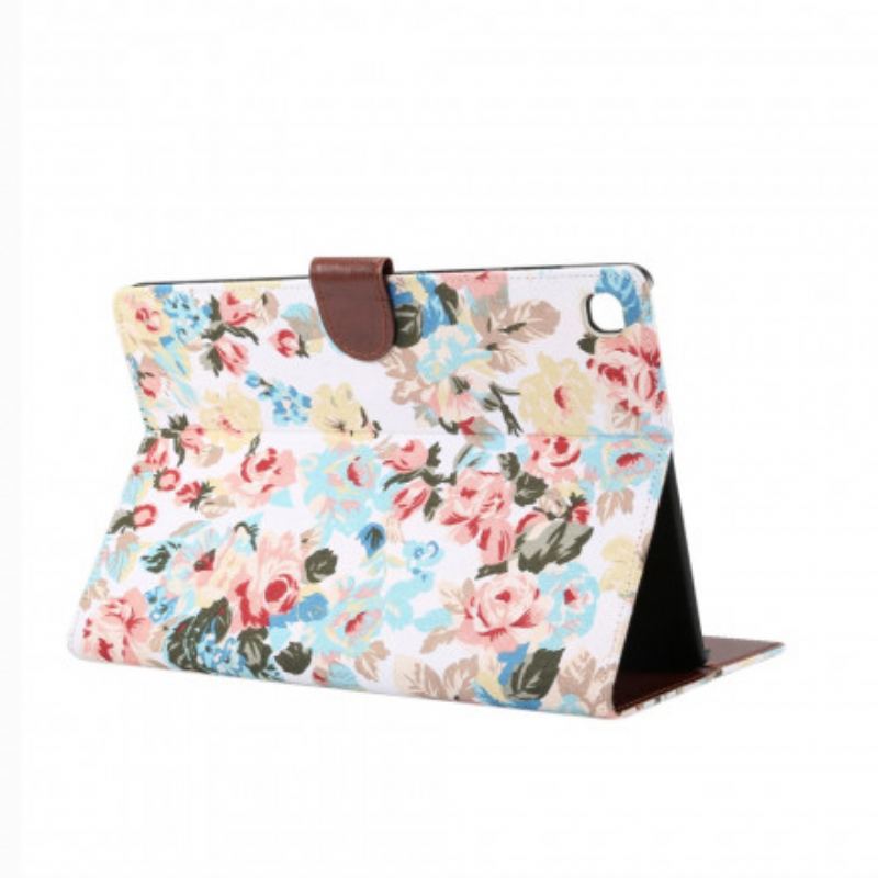 Flip Cover Samsung Galaxy Tab A7 (2020) Frihedsblomster