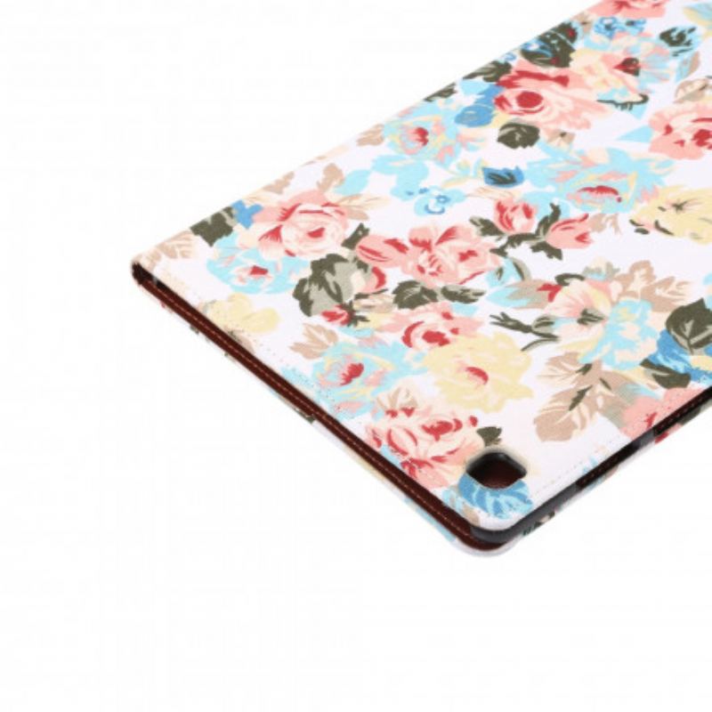 Flip Cover Samsung Galaxy Tab A7 (2020) Frihedsblomster