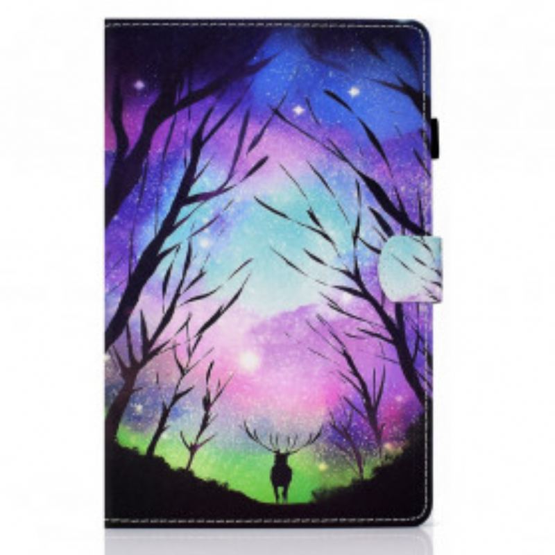 Flip Cover Samsung Galaxy Tab A7 (2020) Kongelig Hjorte