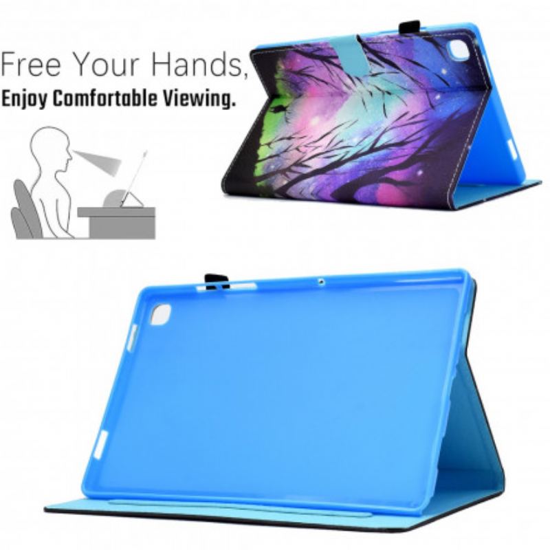 Flip Cover Samsung Galaxy Tab A7 (2020) Kongelig Hjorte