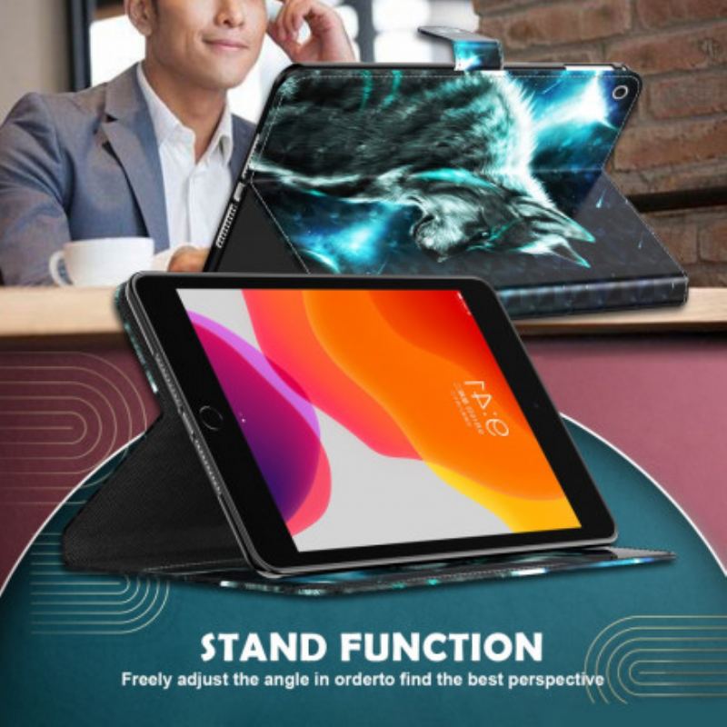 Flip Cover Samsung Galaxy Tab A7 (2020) Lys Spot Vild Ulv