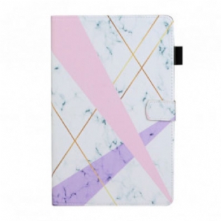 Flip Cover Samsung Galaxy Tab A7 (2020) Marmor Geometri