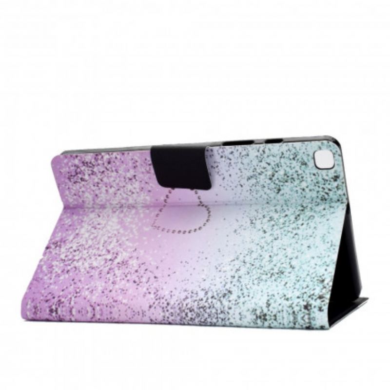 Flip Cover Samsung Galaxy Tab A7 (2020) Skinnende Pailletter