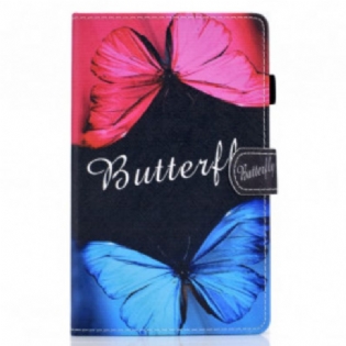 Flip Cover Samsung Galaxy Tab A7 (2020) Sommerfugl