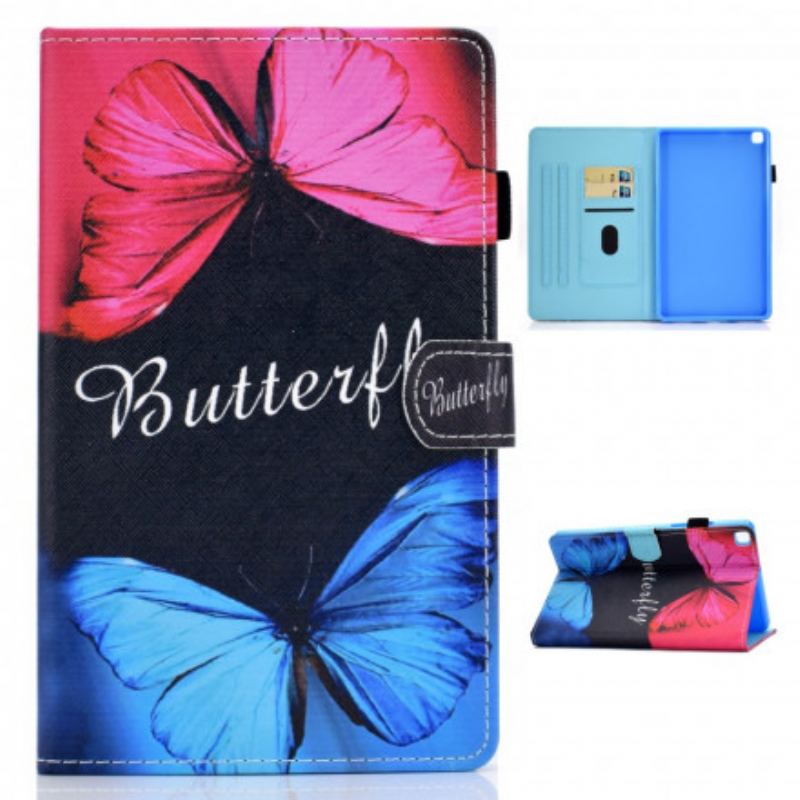 Flip Cover Samsung Galaxy Tab A7 (2020) Sommerfugl