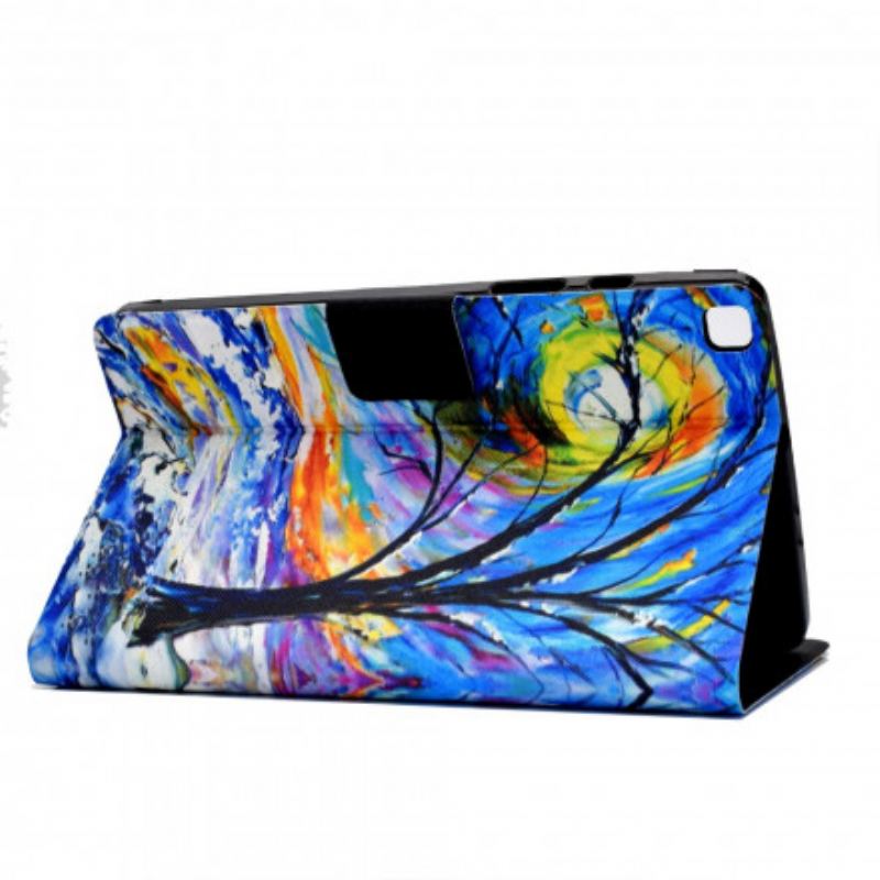 Flip Cover Samsung Galaxy Tab A7 (2020) Træ Kunst
